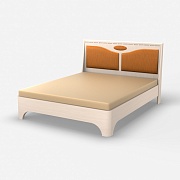 Кровать Кэри голд, Ш1400, цвет Млечный дуб