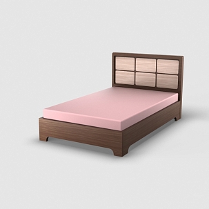 Кровать Некст, Ш1200, цвет Венге + Ясень шимо